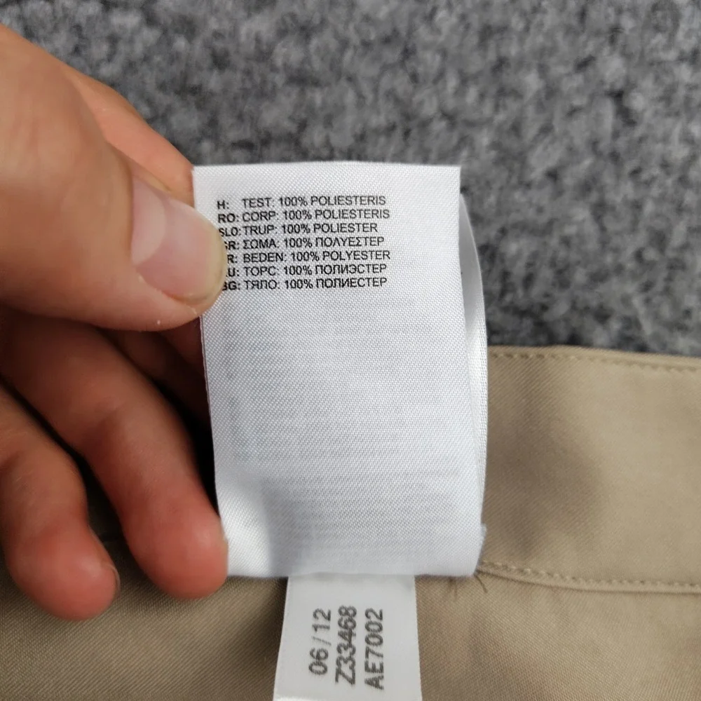 Adidas Golf Pants Mens 46x38 Climalite Stretch Khaki Preppy NWT